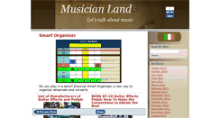 Desktop Screenshot of musicianland.org